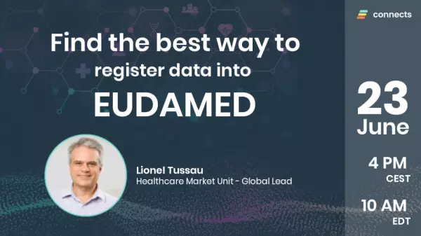 Find the best way to register data into EUDAMED