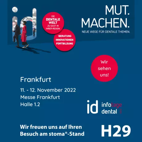 Stoma at the &quot;infotage dental&quot; in Frankfurt
