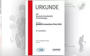 BINDER awards DGZ Innovation Prize