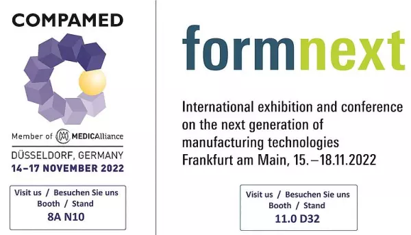 Solidtec at COMPAMED and formnextVisit our booth!