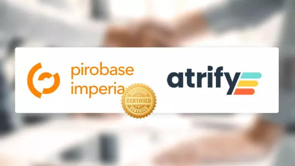 pirobase imperia is a certified atrify Partner!