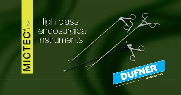 Laparoscopic - High class instruments for endoscopic surgery, suction, retractors, needle holders, e