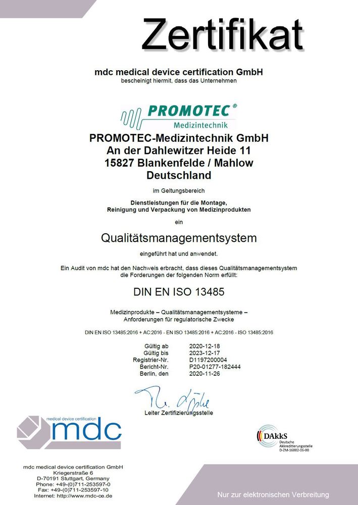 PROMOTEC-Medizintechnik GmbH Bild 1