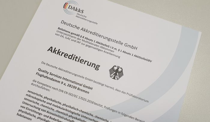 Erweiterung und Umstellung der Akkreditierung