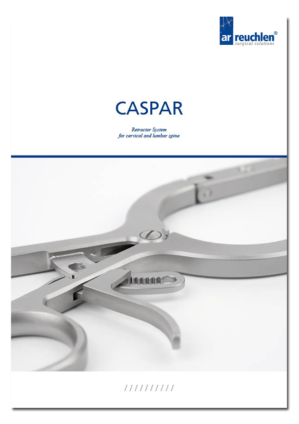 Wirbelsäulensystem Caspar Retraktor-System für Halswirbel und Lendenwirbelsäule